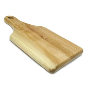 wood paddle cutting board