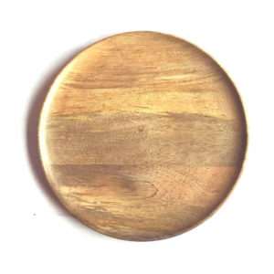 wooden platter