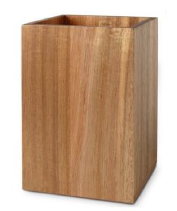 wood utensils holder