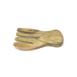 wooden salad tongs