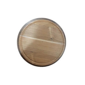 round wood cutting board