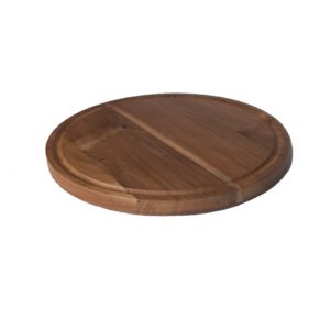 round wood cutting board