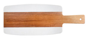 Marble Wood Paddle Serving Board